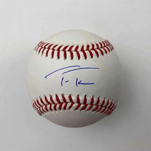 Автограм/Потпишан Треа Тарнер Роулингс Официјален Бејзбол ОД Големата Лига ЏСА Коа-Автограмирани Бејзбол Топки
