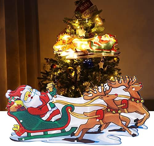 Божиќна Светилка, Дедо Мраз Шема Божиќна Светлина Издржлива За Употреба Отпорна На Абење За Дома За Новогодишни Елки За Градини