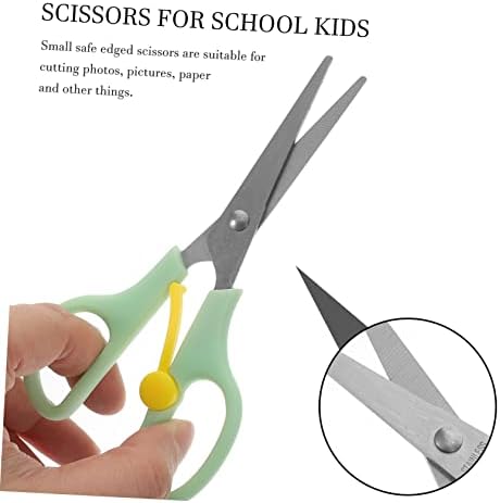 Запостави 20 парчиња детски ножици за ножици, еластичен опсег од не'рѓосувачки челик