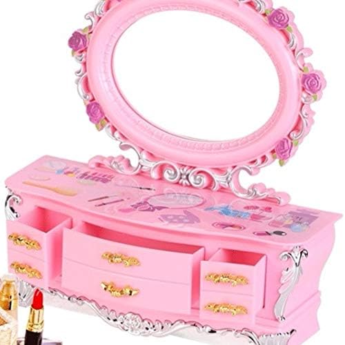 КУТИЈА За Накит СО Розова Музичка Кутија XJJZ Кутија За Складирање Подароци За Мало Девојче Кутија За Складирање Накит Кутија За Складирање