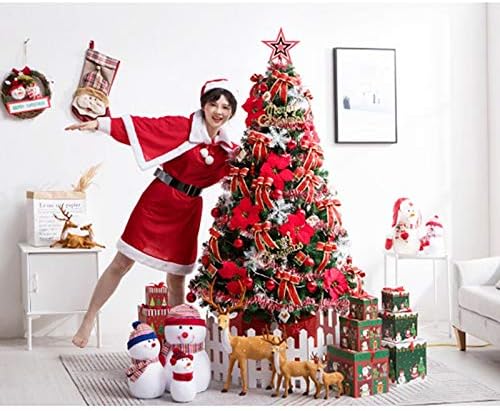 Пакет за украсување на елки за елки, Божиќни украси за домашно село село детско дрво украси