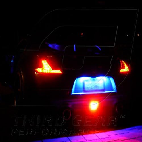 TGP T10 Blue 4 LED SMD Регистарска Табличка Клин Светилки Пар 1993-1998 Компатибилен Со Toyota T100