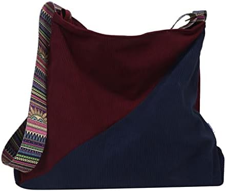 FVOWOH Hobo Торби За Жени Голема Големина Сомотска Торба Торба Со Патент Обични Бохо Торби За Рамо За Жени Црна Торба За Рамо