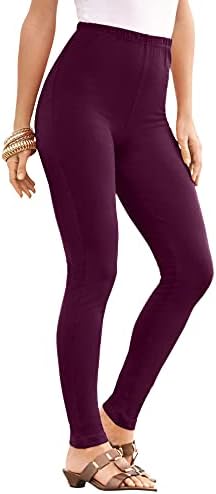 Роаман женски плус големина на ситната големина на глуждот со должина на глуждот, активен тренинг за вежбање јога панталони