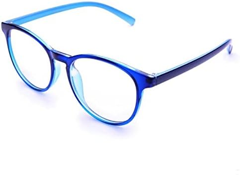 Jcerki сина рамка бифокални очила за читање 2,00 јаки мажи жени модни очила за очила