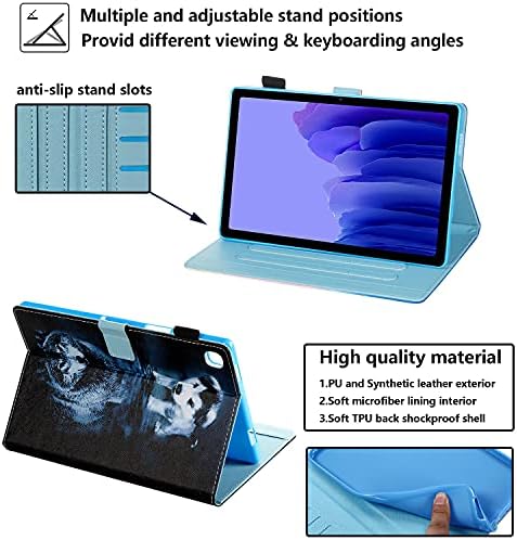 UUcovers За Samsung Galaxy Tab A7 Таблета Случај 10,4 Инчи 2020 Ослободување Со Држач За Молив Стп Кожен Заштитен Штанд Tpu