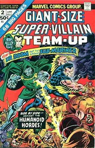 Џиновски Супер-Негативец Тим-Ап #2 СИРОМАШНИ; марвел стрип | Доктор Дум Намор
