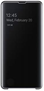 SAMSUNG Galaxy S10+ S-Поглед Флип Случај, Црна, Модел: EF-ZG975CBEGUS
