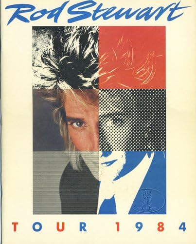 Книга на програмата за програмата на програмата за концертна програма за камуфлажа на Род Стјуарт 1984 година