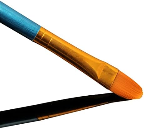 Liruxun 10pcs најлон дрвена рачка боја четка за четки постави акварел гуаче цртање на сликарство за сликање уметнички материјали