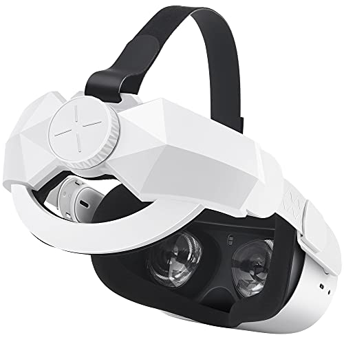 Окулус потрага 2 лента за глава, замена на елитната лента, хало -лента, прилагодливи додатоци за слушалки за VR очила, удобна