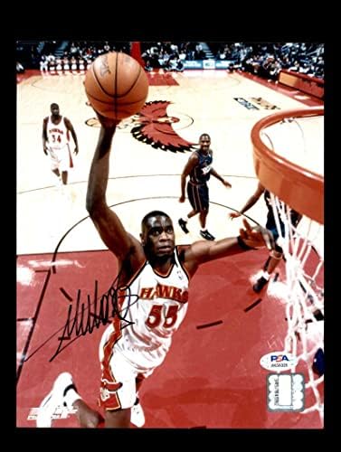 Дикембе Мутомбо ПСА ДНК Коа потпиша 8x10 Фото Аутограф - Автограмирани НБА фотографии