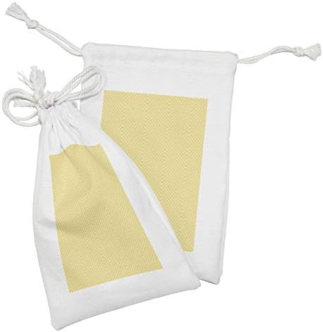 Амбесон апстрактна торбичка за ткаенини од 2, шарени квадратни обрасци Едноставни геометриски форми шаховска маса, мала торба