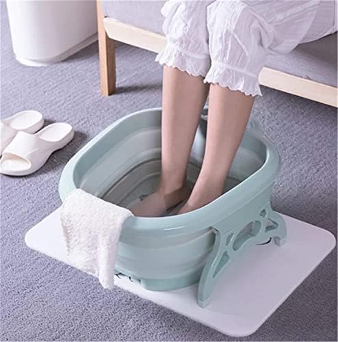 Умки отворено телескопска корпа за нозе за стапало преносно миење на стапалото за миење садови за масажа корпа за патувања со