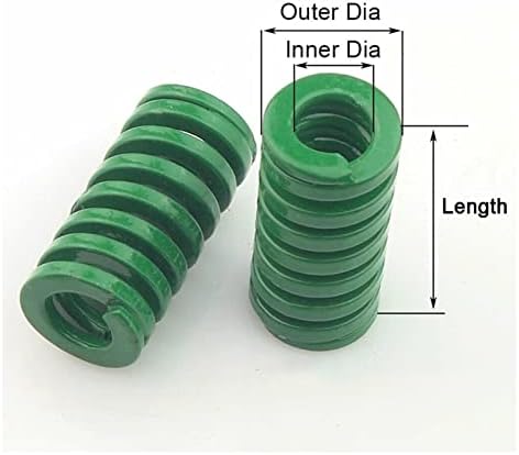 Домашни поправки и DIY извори 1 парче зелена тешка калап што се врти надворешен дијаметар 16/18/20 mm Спирално печат компресија