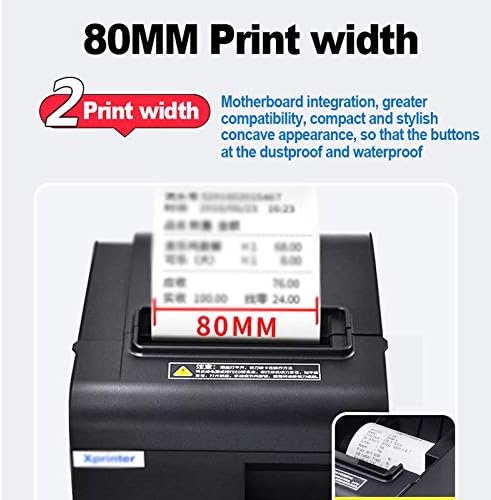 Печатач N160ii TakeAway Metworke Coiting Catering Cashion Machine Termal Amefipt Printer Автоматски нож за сечење хартија 80мм
