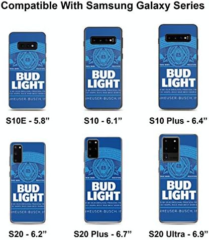 Bud Светлината Телефон Случај Компатибилен со iPhone 14 13 12 Мини 11 Xs Xr 8 7 6s плус Pro Max Galaxy Забелешка S9 S10 S20