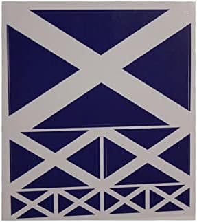 Шкотска Сент Anрјус Крос Кантри Знаме Сет од 7 Налепници За Налепници За Собирање Со Различна Големина ... Ново Во Пакет