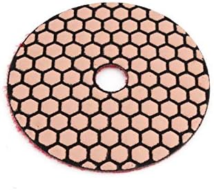 Х-гранче бургунд сув влажна дијамантска полиција за полирање диск 10см диа за мелење на подот (Диско де Алмохадила де Пулидо