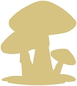 Исечок Од печурки Недовршено Дрво Домашна Кујна Надворешен Декор Самовила Земја Мдф Во Облик На Платно Стил 2