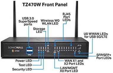 Sonicwall TZ470 безжична AC безбедна надградба плус 2yr Essential Edition