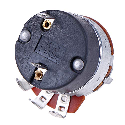 Molence 5PCS WH138 10K Ohm Rotary потенциометар со прекинувач, регулатор за брзина на отпорност на единечен пресврт со копче