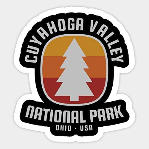 Национален парк Cuyahoga Valley Retro - налепница за налепница - налепница за налепница