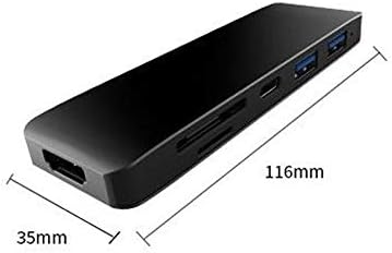 СО голема Брзина 6 Порти USB Сплитер СО 4K HDMI 2 USB 3.0 Pd Поддршка За Полнење Sd Tf Читач На Картички Компатибилен За Флеш