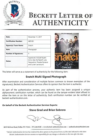 Snatch Grint, De Rakoff +3 потпиша 12x18 Mini Movie постер Бас A85165