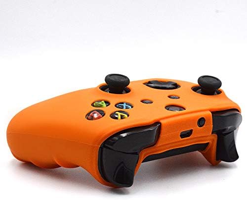 FOTTCZ анти-лизгање мека силиконска обвивка кожа поставена за контролер на Microsoft Xbox One, кој 1PCS Оринџ контролер на кожата