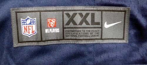 Сиетл Seahawks Thomas Rawls Autographed Blue Nike Jersey Size XXL MCS Holo Stock 105072 - Автограмиран дресови во НФЛ
