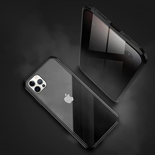 ESTPEAK Компатибилен со Iphone 12 Pro Max Магнетна Кутија, Анти Ѕиркаат Магнетни Двострани Заштитник На Екранот За Приватност