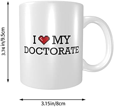 Чаши за кафе смешни за жени, ја сакам мојата докторатна кригла смешни чаши за кафе уникатни чаши за кафе