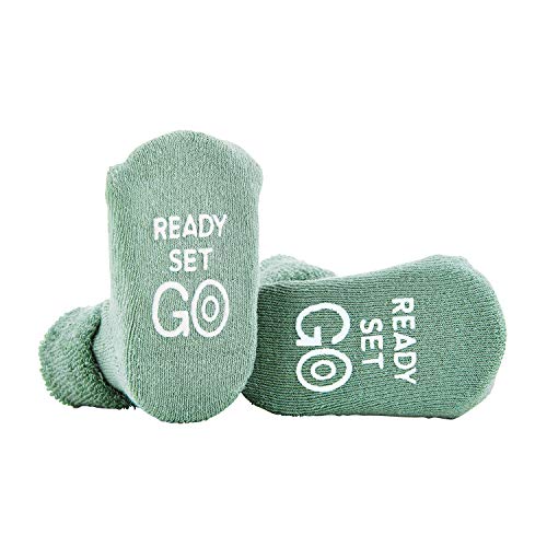 Стефан Бебе неливи глупости чорапи со слатки изреки, чекори за бебиња, одговара на 3-12 месеци