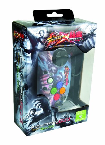 Луд Catz Улица Борец X Tekken-FightPad SD - ryu &засилувач; Кен V. S. Казуја &засилувач; Нина За Xbox 360