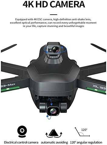 QIYHBVR уметнички дрон со 4K камера за возрасни, 5G FPV GPS мини дрон за почетник, мотор без четка, автоматско враќање, следете