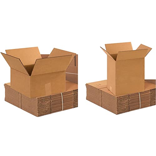 КУТИЈА САД Превозот Кутии Средни 12 l x 12 W x 6 H, 25-Пакет | Брановидни Картонска Кутија 12126 &засилувач; Превозот Кутии