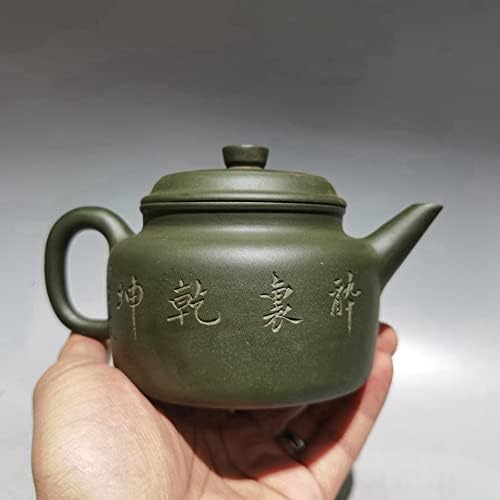 Lshacn Кинески јиксинг Зиша Клеј чај од чај Гонгфу постави виолетова глина чајник xishan yu направи зелена кал дежонг поезија