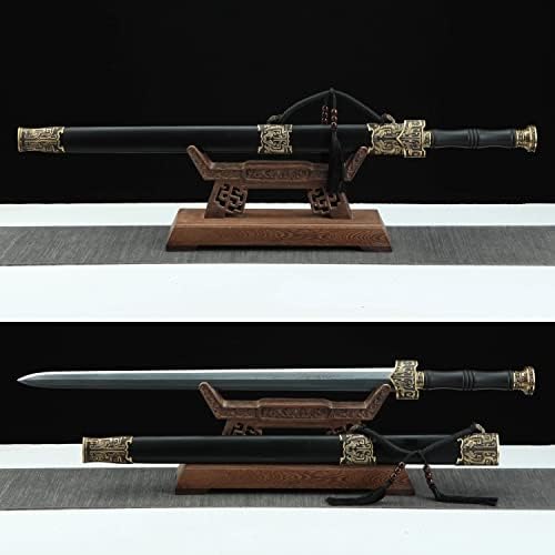 Херој меч рачно изработен 37 '' Чу Кинг меч рака фалсификуван баи лијан преклопен челик целосен танг сечило кинески меч многу