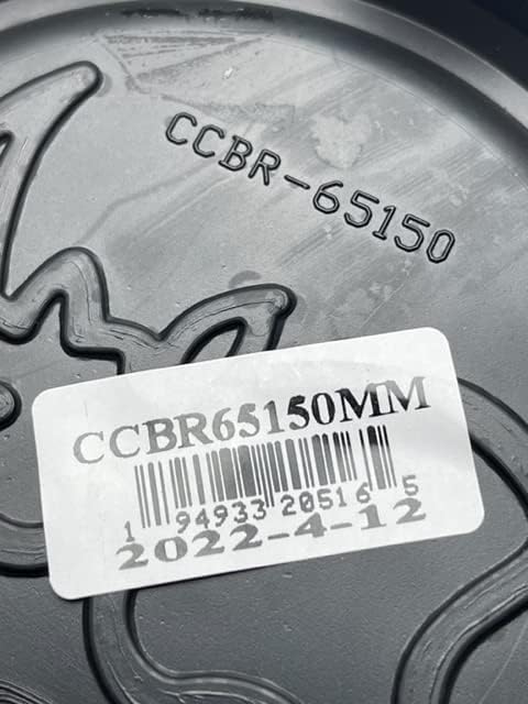 Црни тркала од рино CCBR-65150 CCBR65150mm мат црно-центар капаче