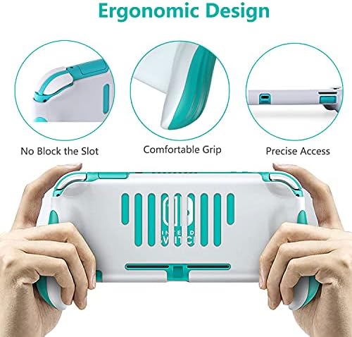 Грип на Вовиггол дизајниран за Nintendo Switch Lite Grip Case, Ергономски удобно рачно рачно заштитно куќиште за заштита на
