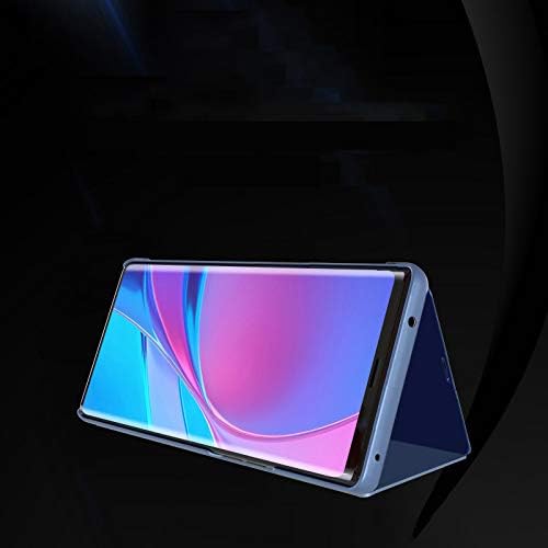 QIVSTARS Случај За Samsung Galaxy S9 Кул Стил Јасен Поглед Прозорец Позлата Стојат Гребење Цело Тело Заштитни Флип Ултра Тенок