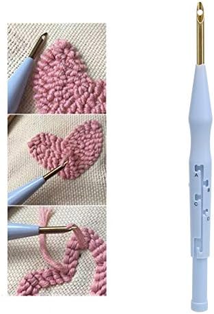 ФДИТ удар игла DIY везење пенкало за везење игла за игла за игла занаетчиски алатка за плетење за навојни теми за шиење на почетници