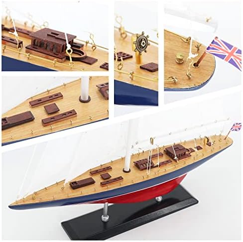 Науутимал дрвен едриличарски брод Брод модел 28 Настојувања на скалата на Америка, јахти реплика на наутички домови акценти