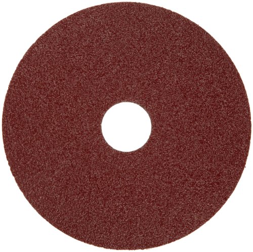 Абразивен диск за заслуги смола, поддршка од влакна, керамички алуминиум оксид, дијаметар од 7/8 арбор, 7, грит 80