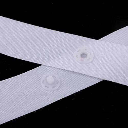 2 ролни за шиење на прицврстувачи за прицврстувачи за прицврстувачи на ленти за прицврстувачи на лента за шиење - бело