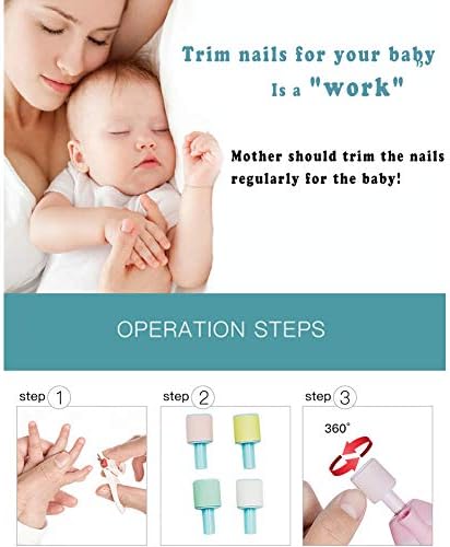 Бебешки нокти клипири бебешки нокти датотеки тримери електрични бебешки нокти за нокти безбедно за новороденче на ножеви на