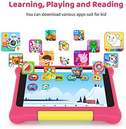 Целосна Детска Таблета 7 инчи, Андроид 11 Таблета За Деца, 32gb ROM 128gb Прошири, Детски Софтвер Претходно Инсталиран, Bluetooth,