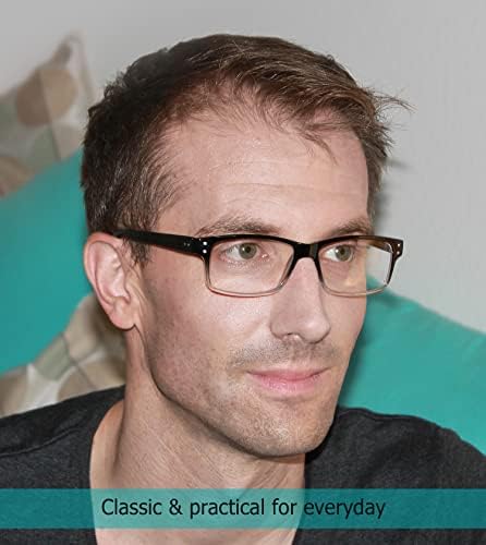 ЛУР 6 Пакувања Класични Очила За Читање + 3 Пакувања Метални Очила За Читање Со Половина раб