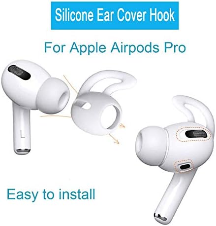 Општи брендови, капаци за уши и додатоци за куки компатибилни со Apple AirPods Pro, Fonygo 3 пара професионални анти-лизгачки
